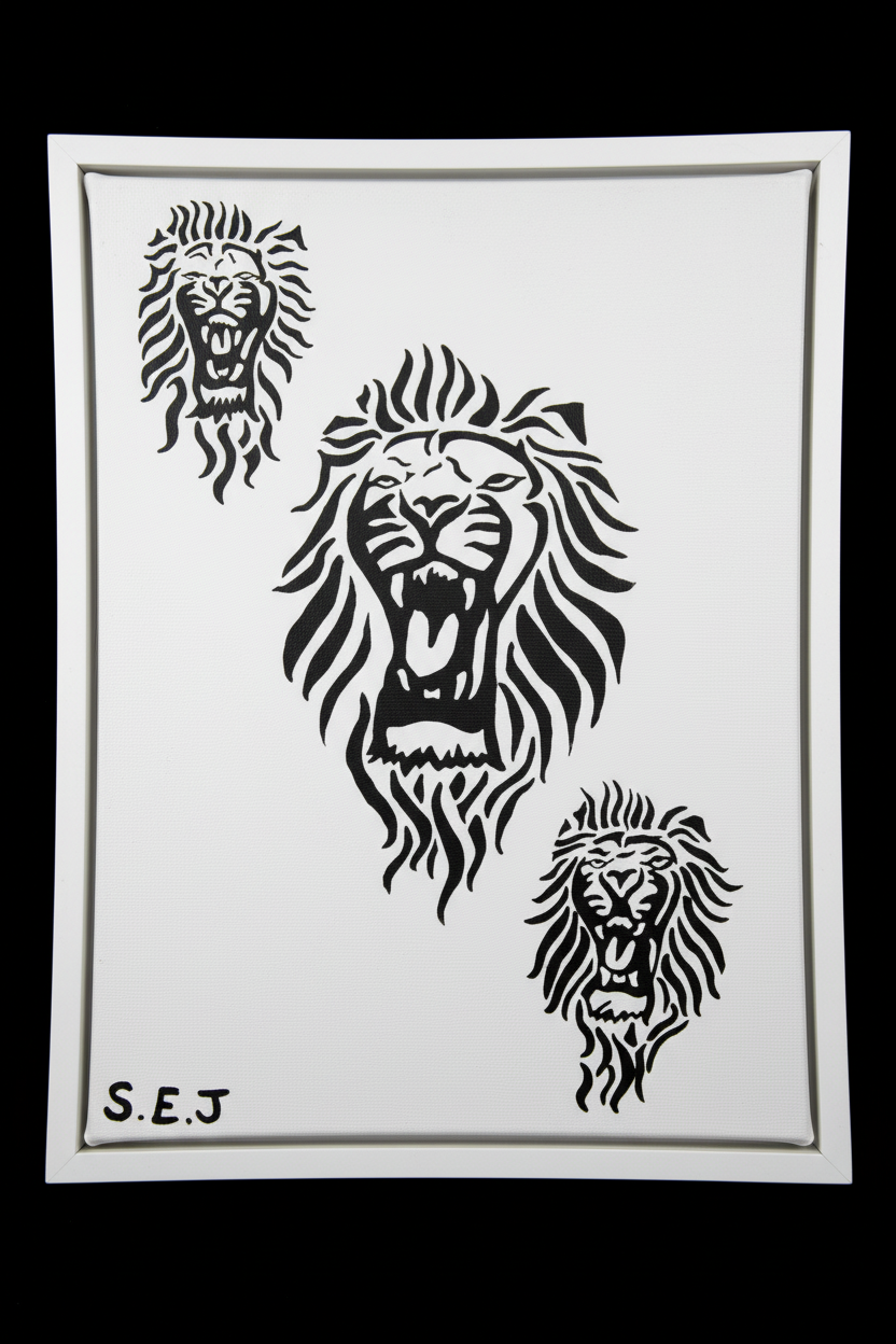 Three Lions Frame